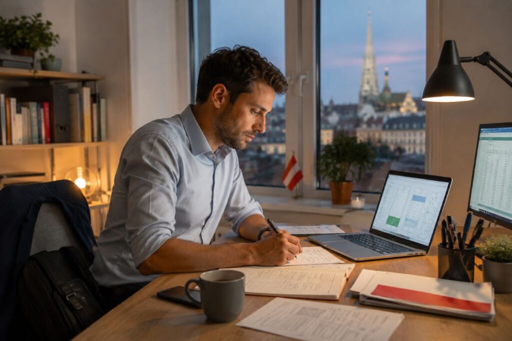 Nebenberuflich ein Start-up in Österreich testen: Wann Idee, Gewerbe und erster Umsatz wirklich zusammenpassen Nebenberuflich ein Startup testen - Vorteile, Chancen und Risiken beachten